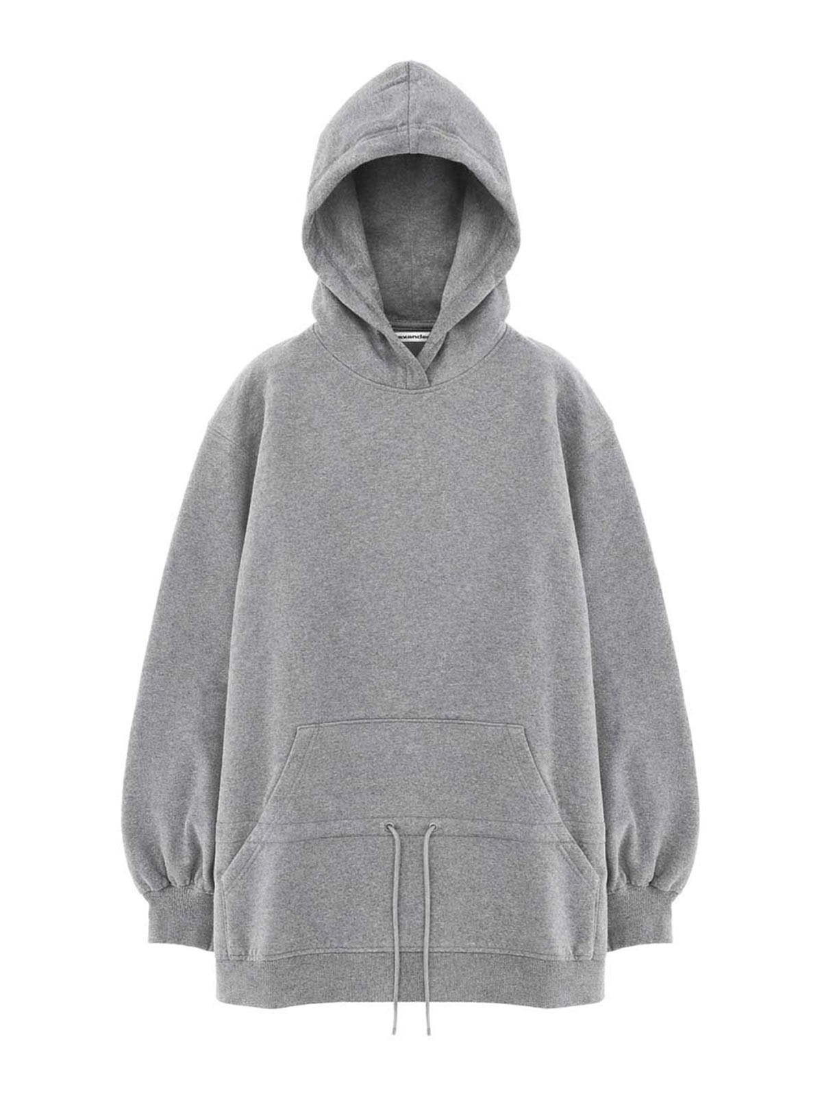 Alexander Wang Mini Dress With Hood In Grey