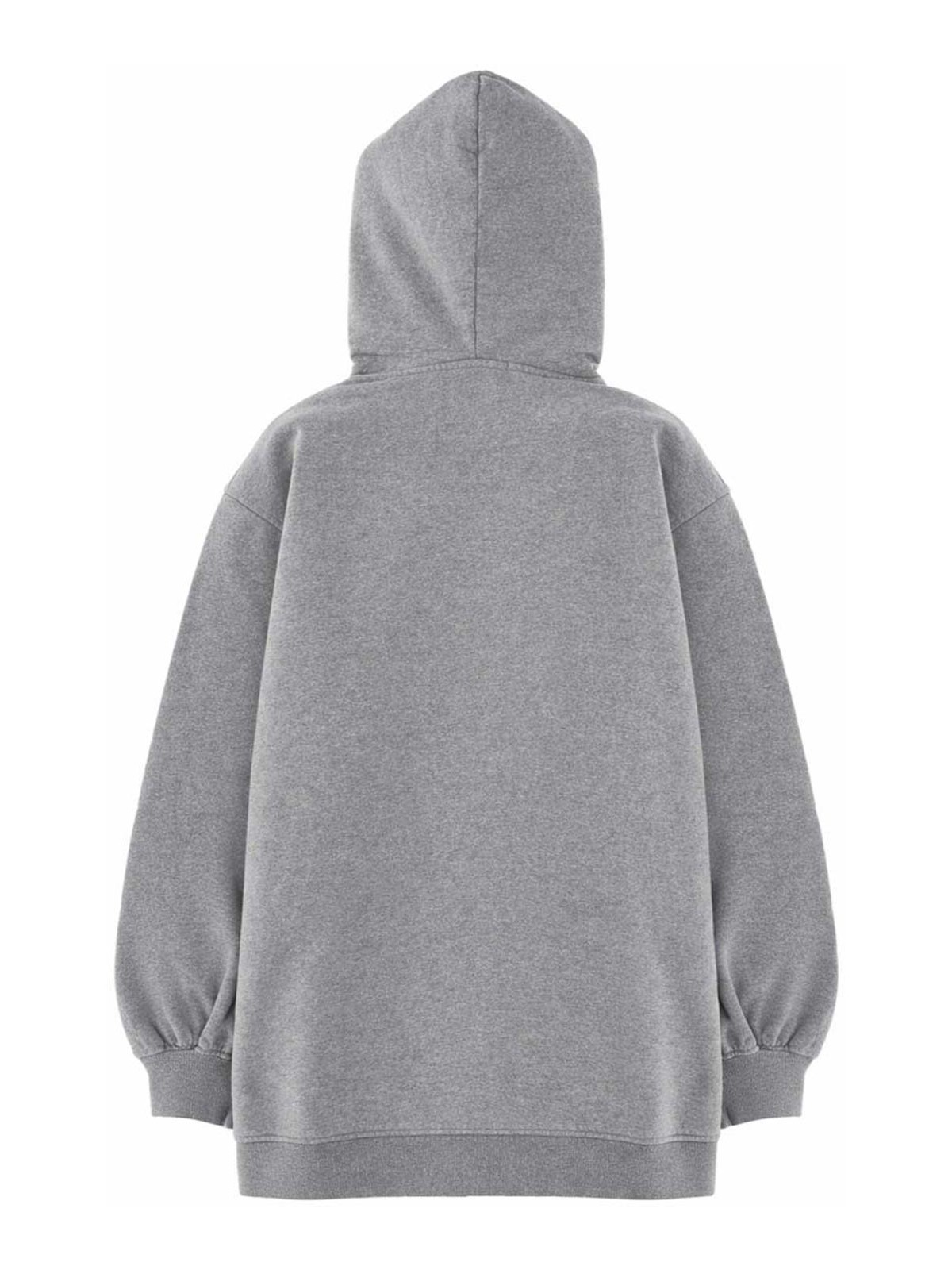 Alexander Wang Mini Dress With Hood In Grey