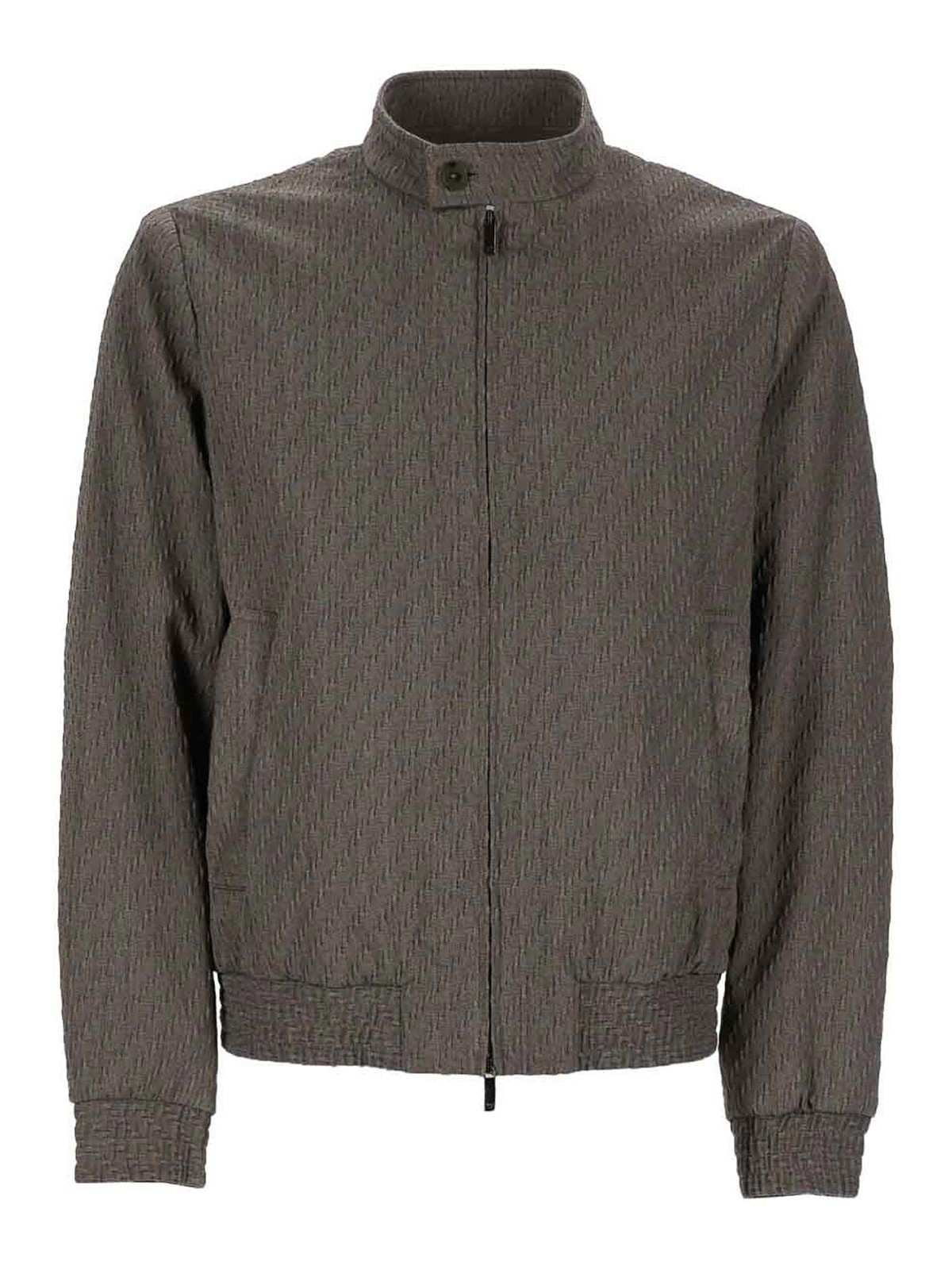 Emporio Armani Blouson Rembourré - Gris
