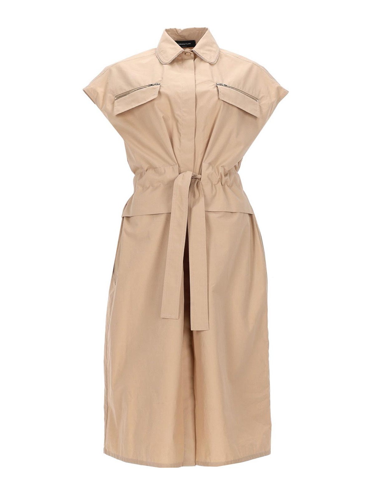 Fabiana Filippi Maxi Robe - Beige
