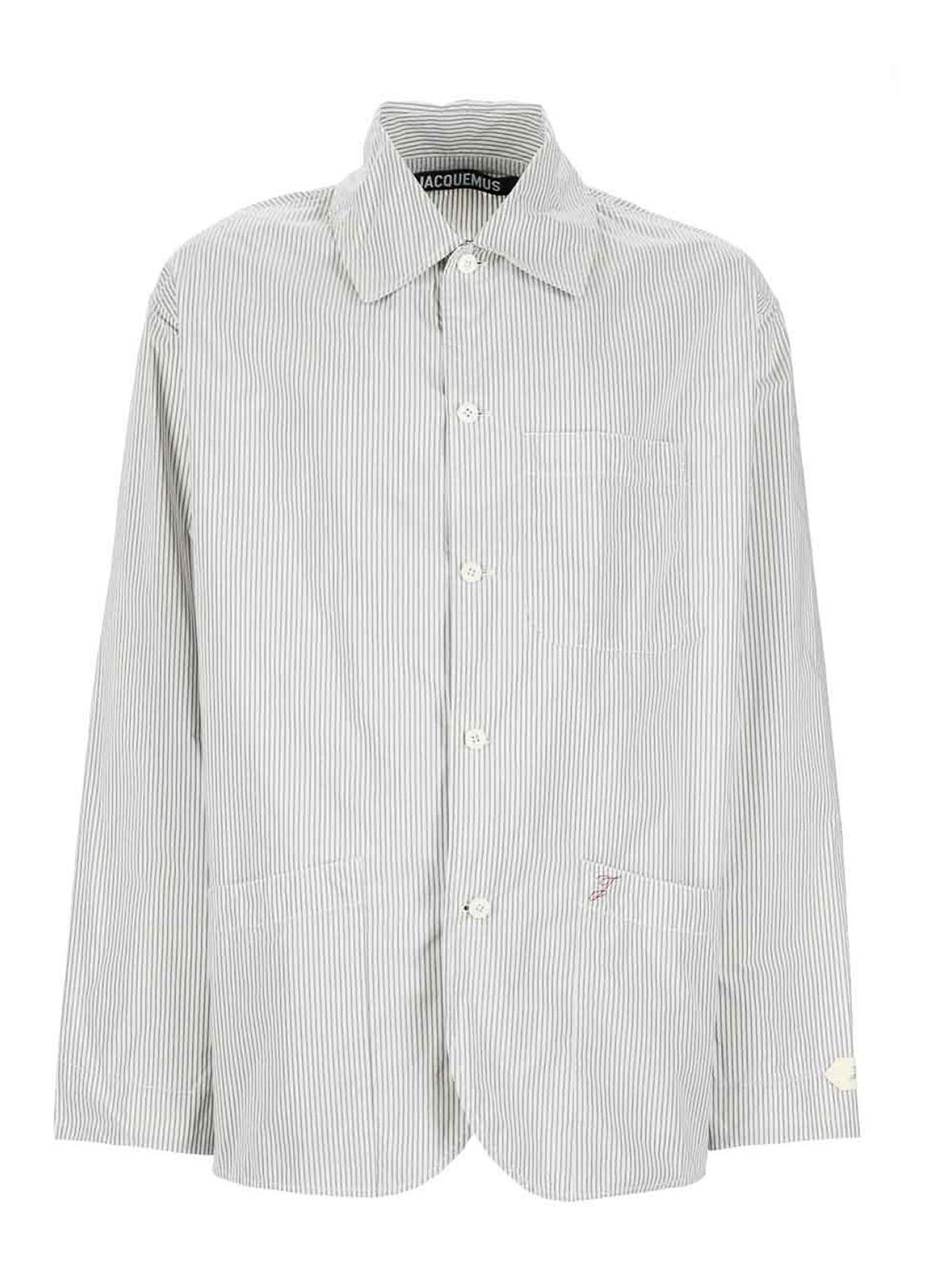 Jacquemus La Veste Boutis Jacket In White