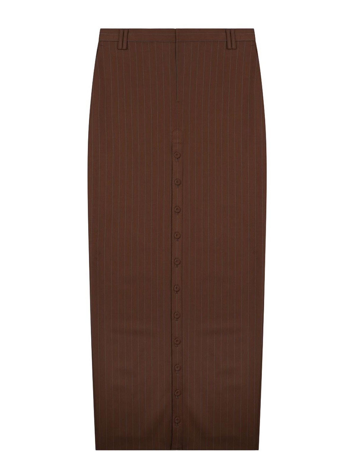 Jean Paul Gaultier Jupe Midi - Marron