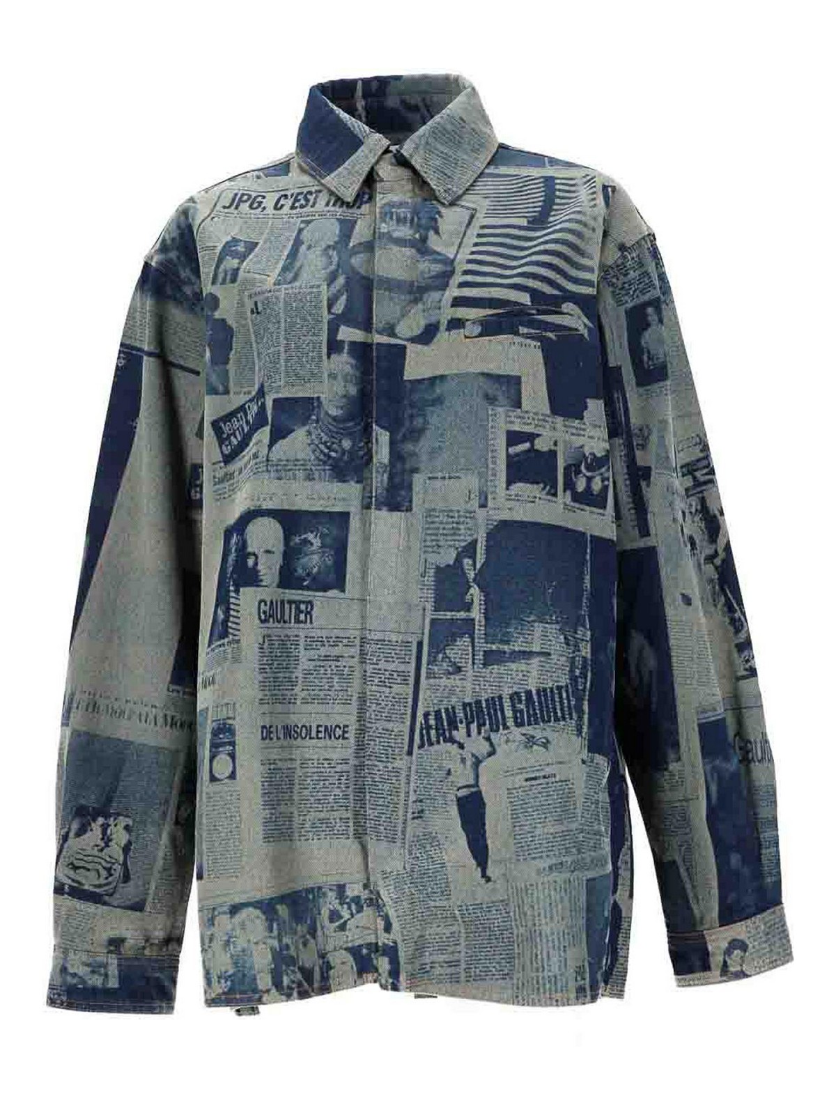 Jean Paul Gaultier Chemise - Newspaper
