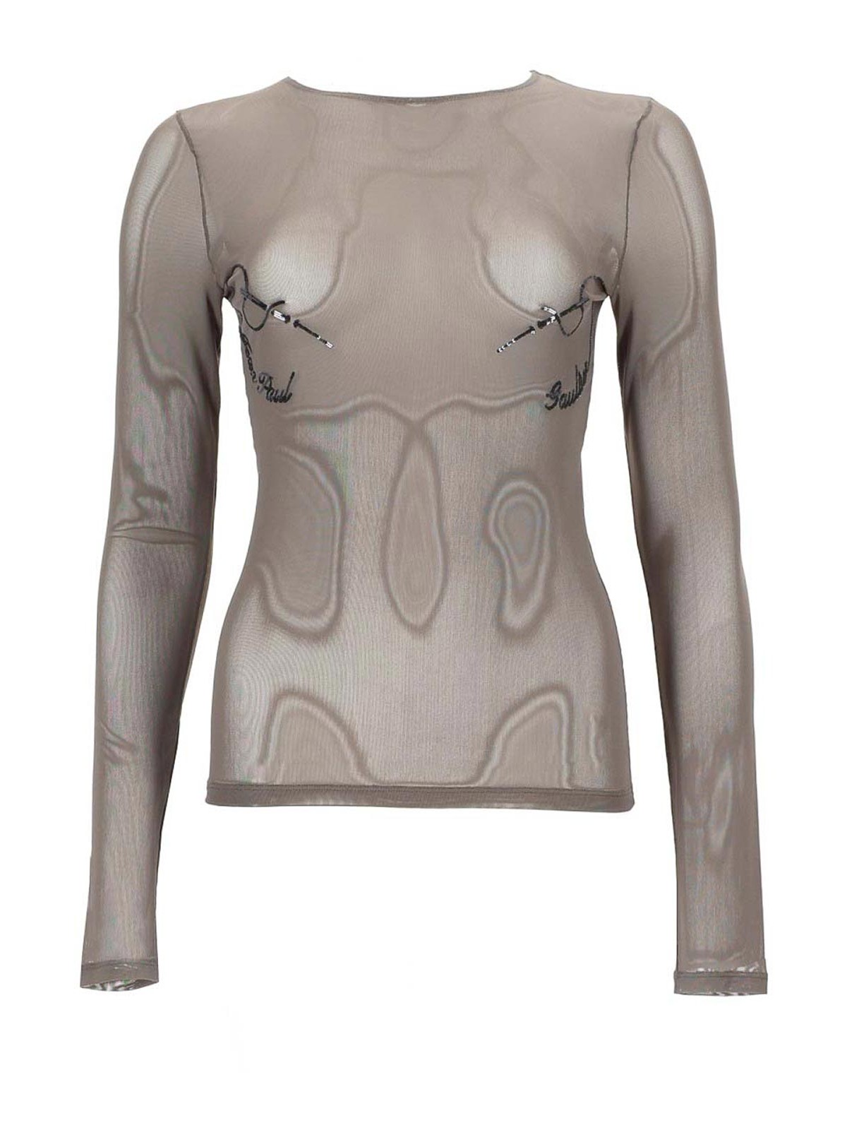 Jean Paul Gaultier Top - Gris Clair
