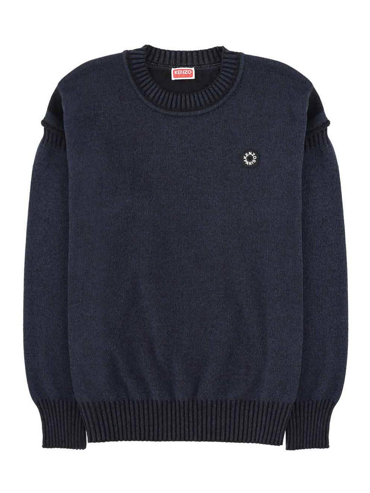 Kenzo Pull Col Rond - Noir