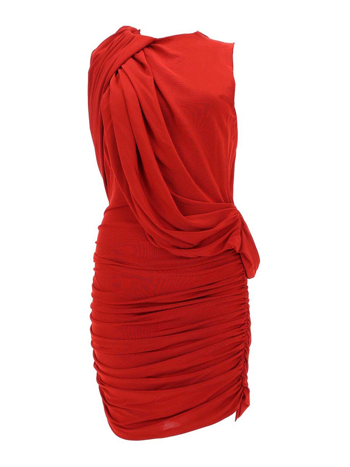 Magda Butrym Robe Courte - Rouge