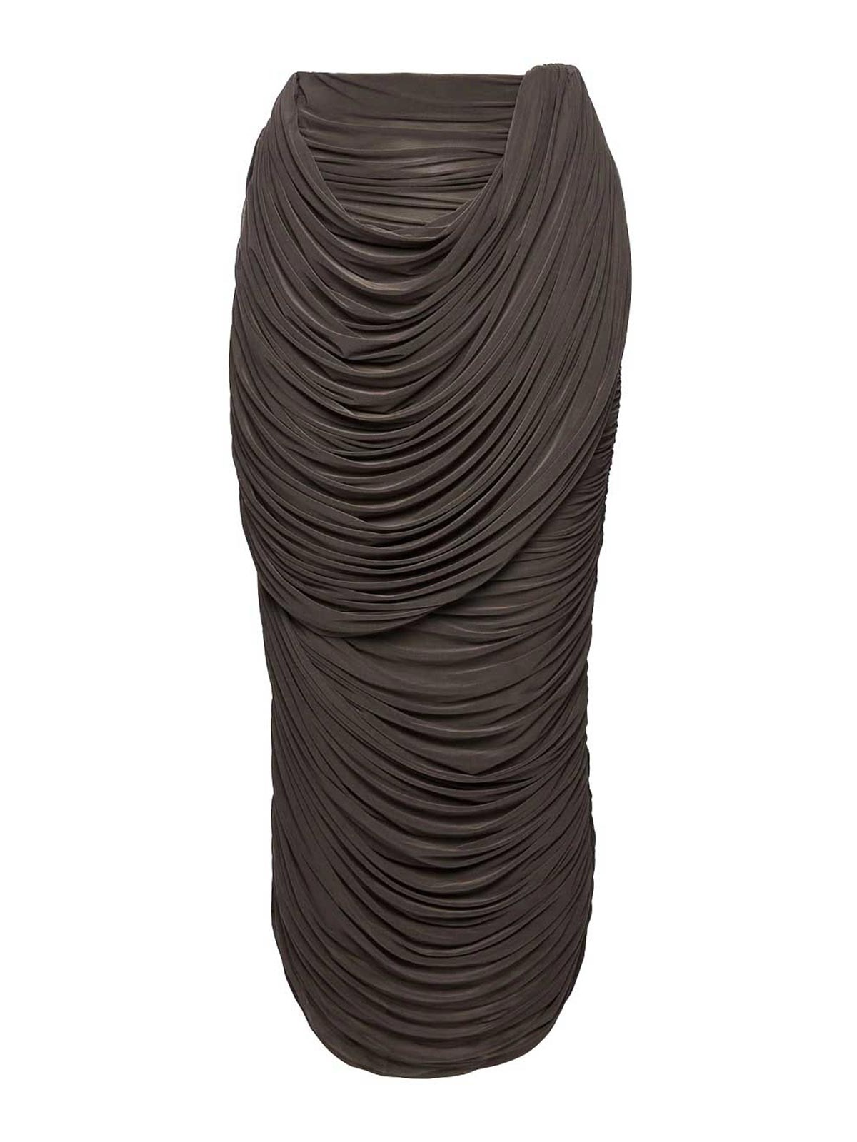 Magda Butrym Jupe Midi - Marron
