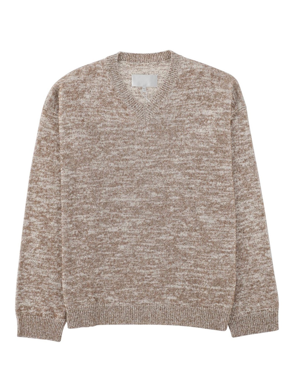 Maison Margiela Pull Col Rond - Beige