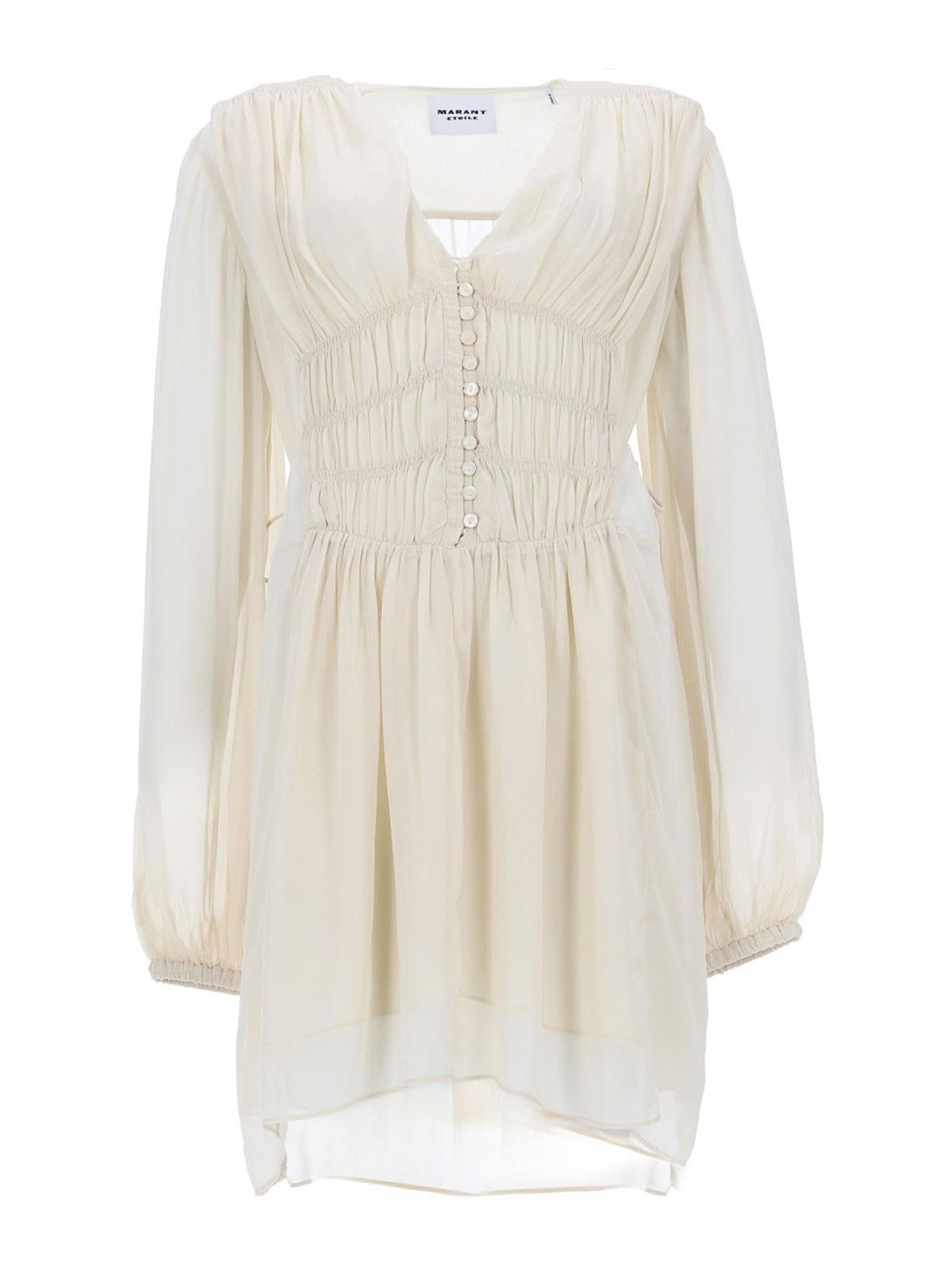 Isabel Marant Etoile Robe Courte - Blanc
