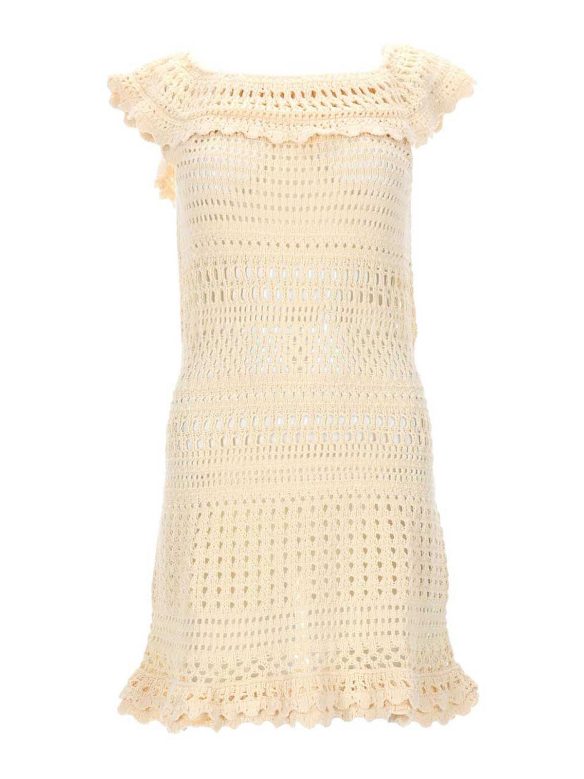 Isabel Marant Étoile Zoa Mini Dress In Beige