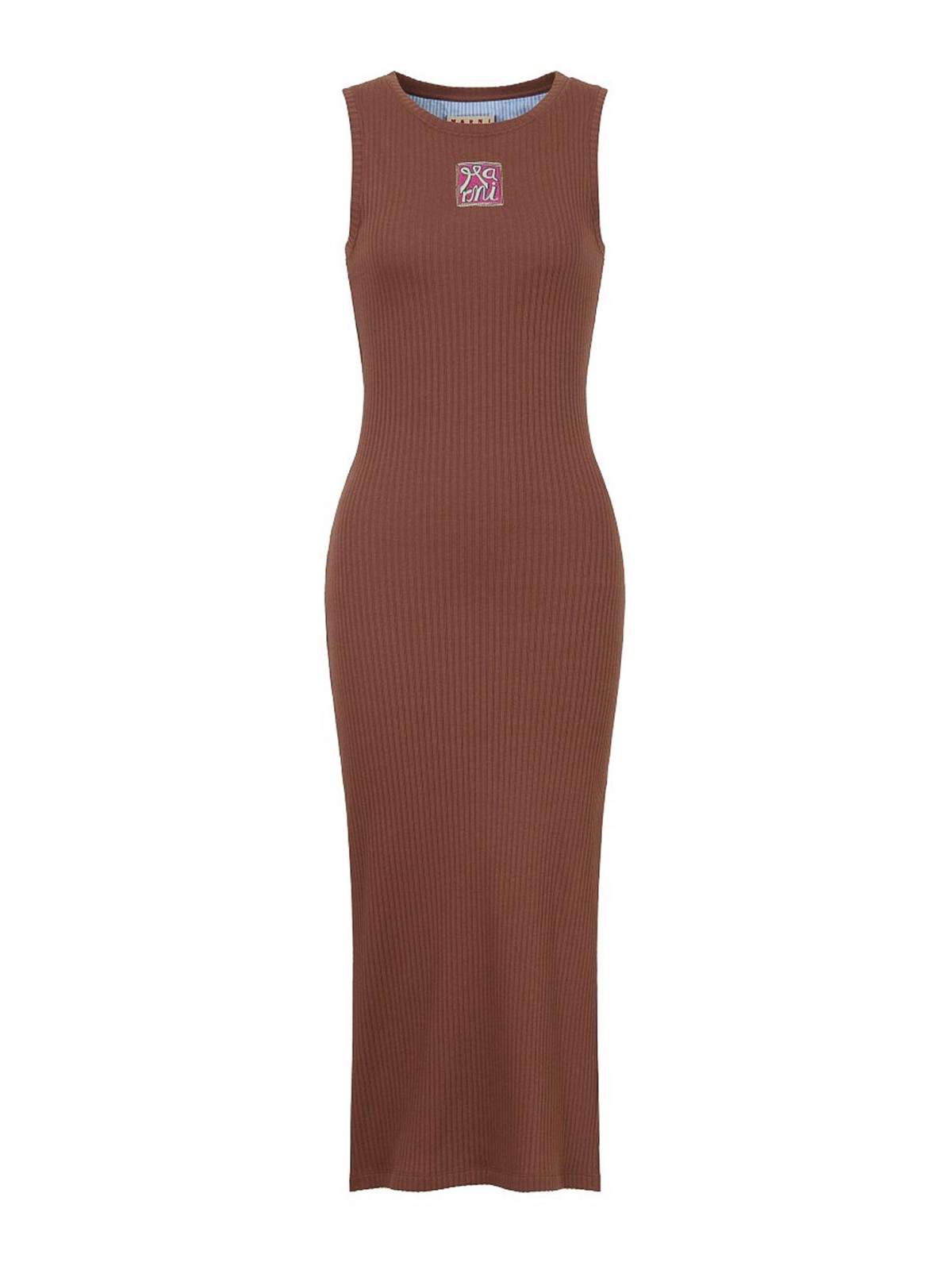 Marni Maxi Robe - Marron