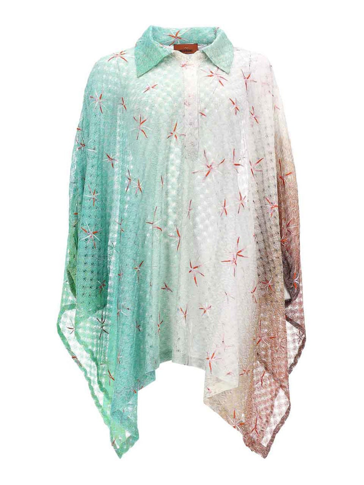 Missoni Short Lam Viscose Beach Cover-up In Multicolour