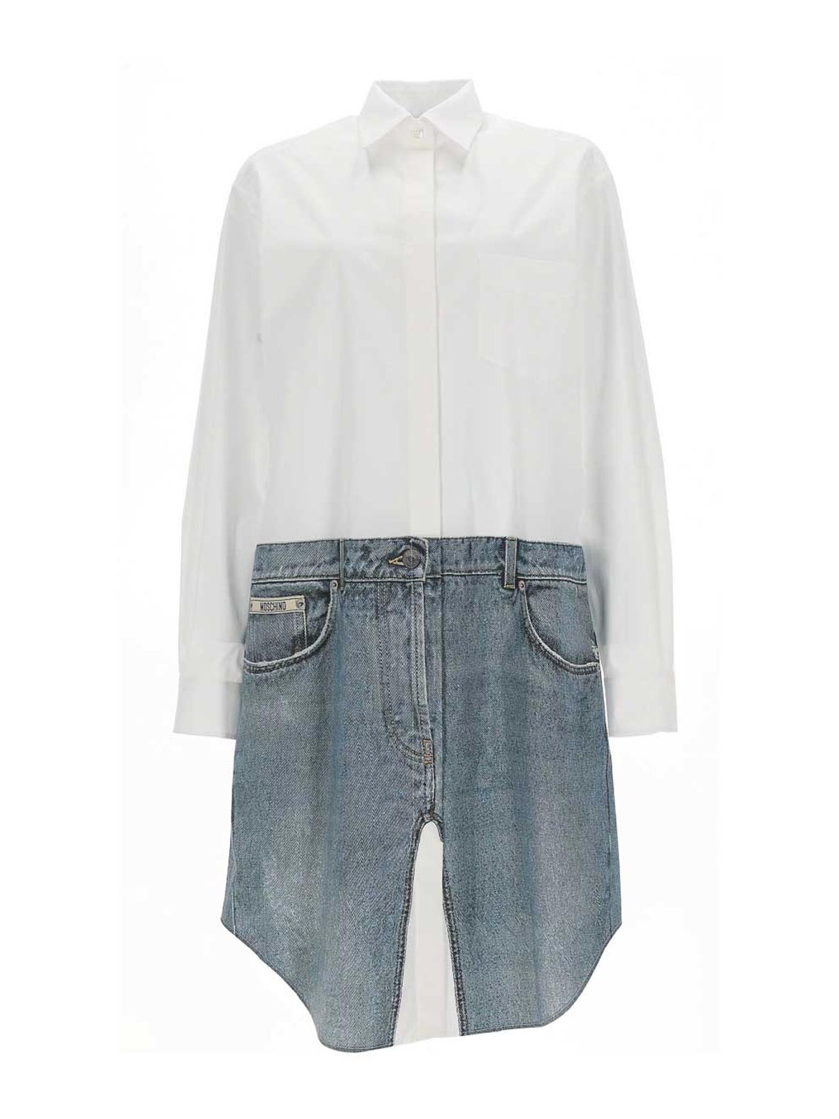 Moschino Maxi Robe - Blanc