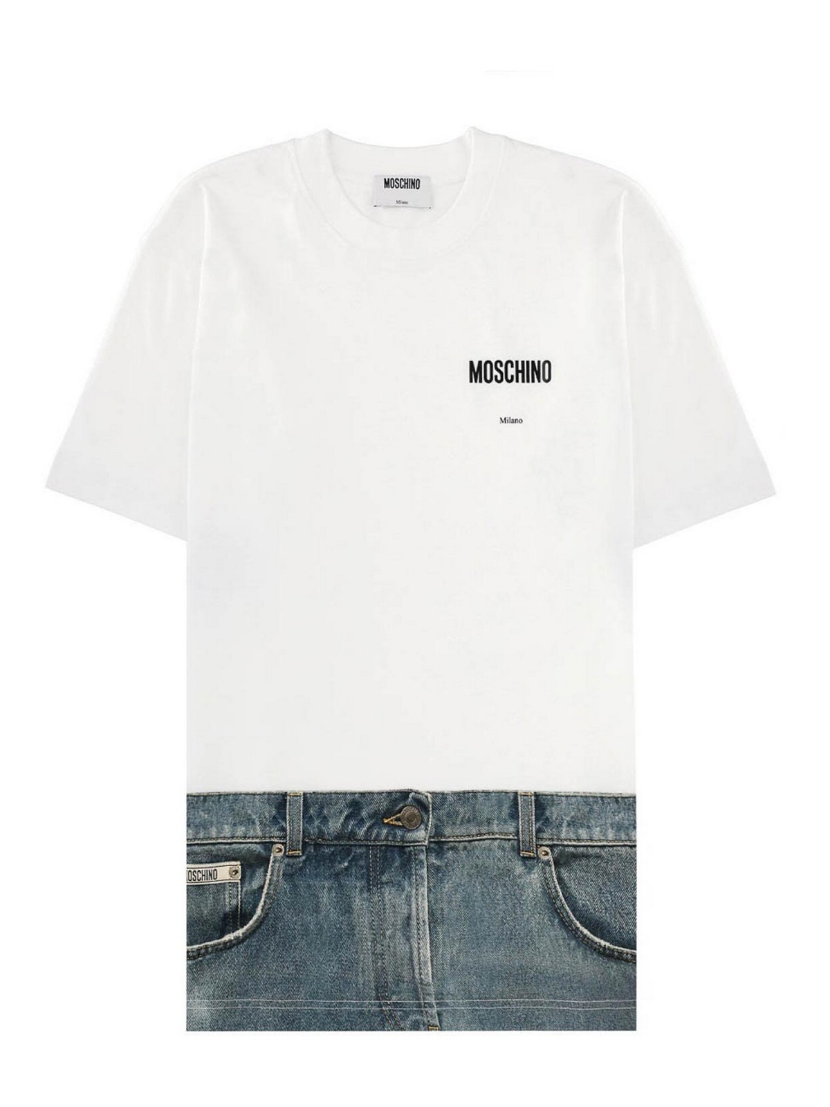 Moschino T-Shirt - Blanc