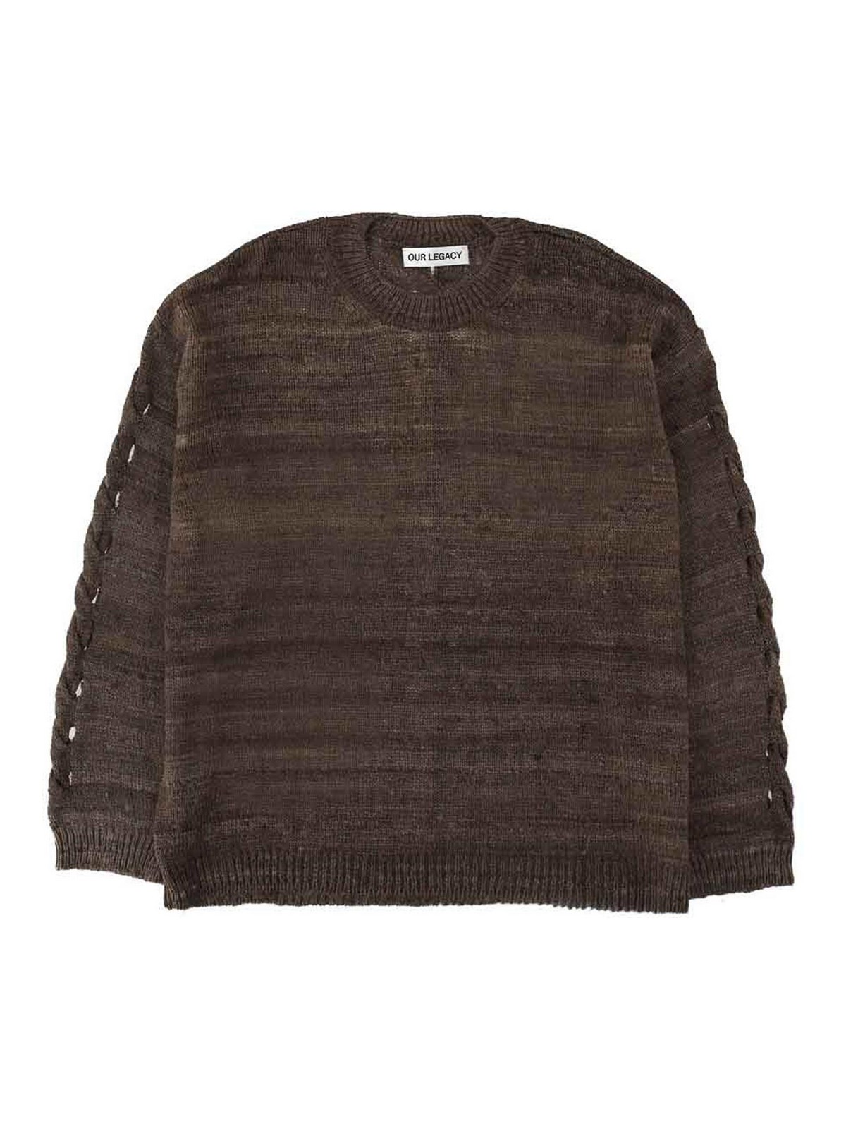 Our Legacy Pull Col Rond - Marron