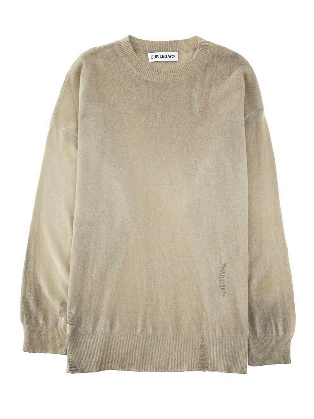 Our Legacy Pull Col Rond - Beige
