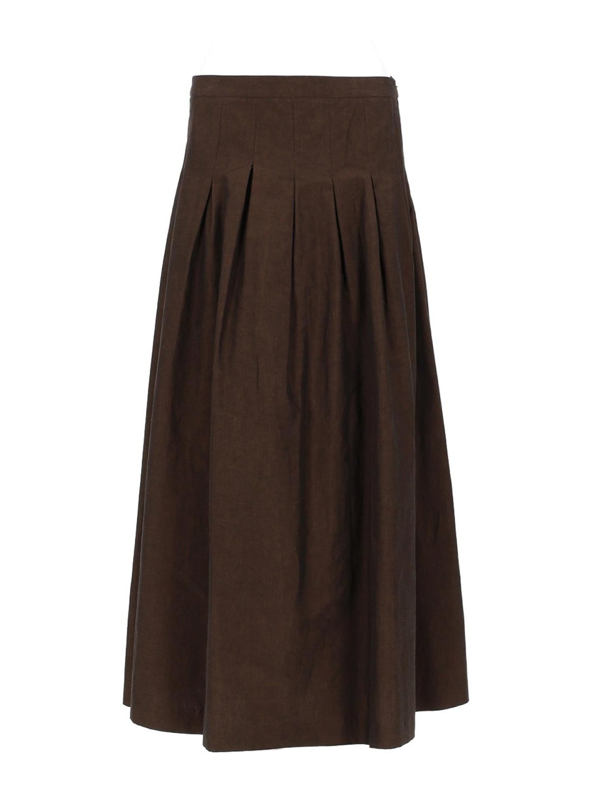 Pt Torino Jupe Midi - Marron