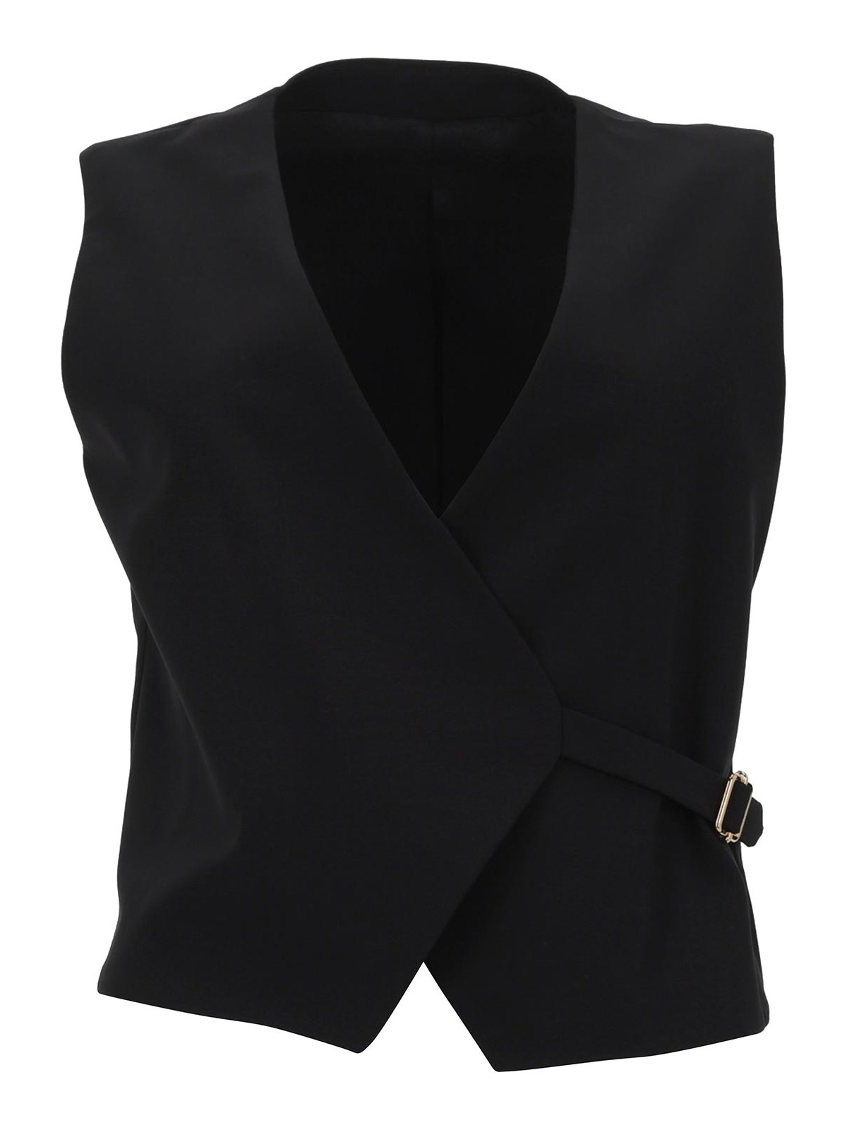 Pt Torino Gilet  In Lana In Black