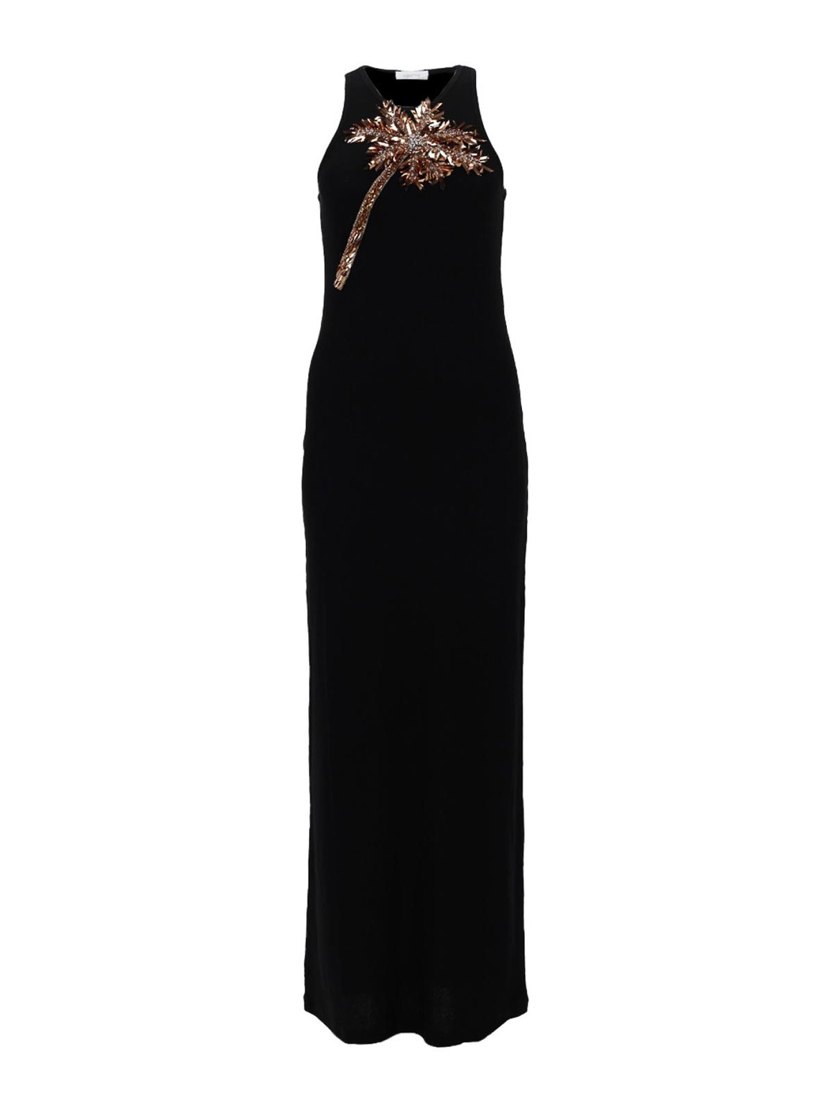 Rabanne Maxi Robe - Noir