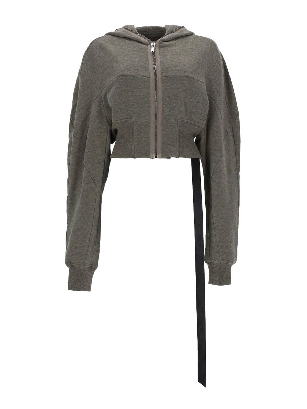 Rick Owens Gimp Collage Sweatshirt In Grey