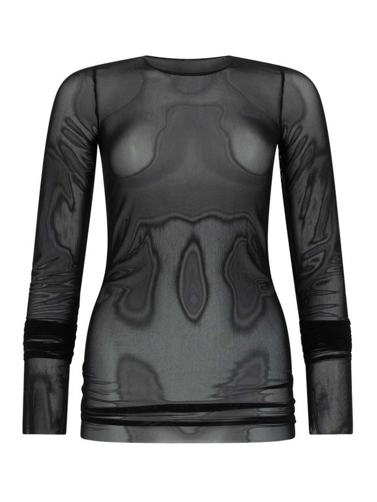 Rick Owens Basic Ls T T-shirt In Black