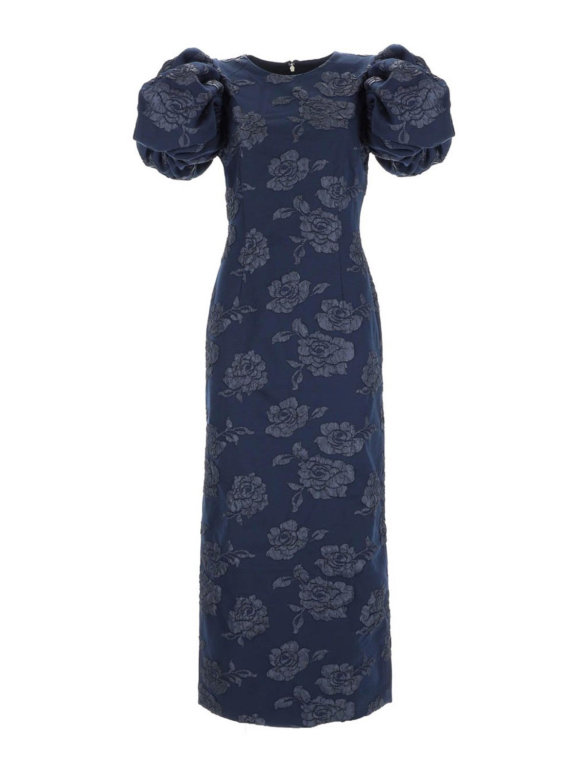 Rotate Birger Christensen Maxi Robe - Bleu