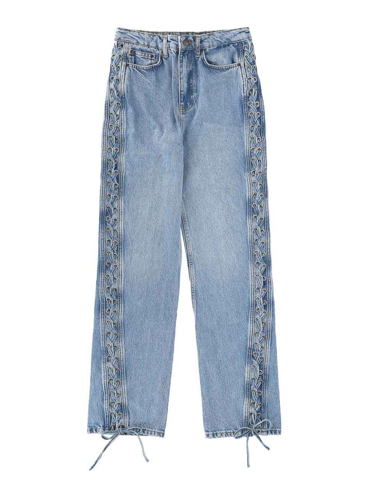 Rotate Birger Christensen Jean Évasé - Bleu