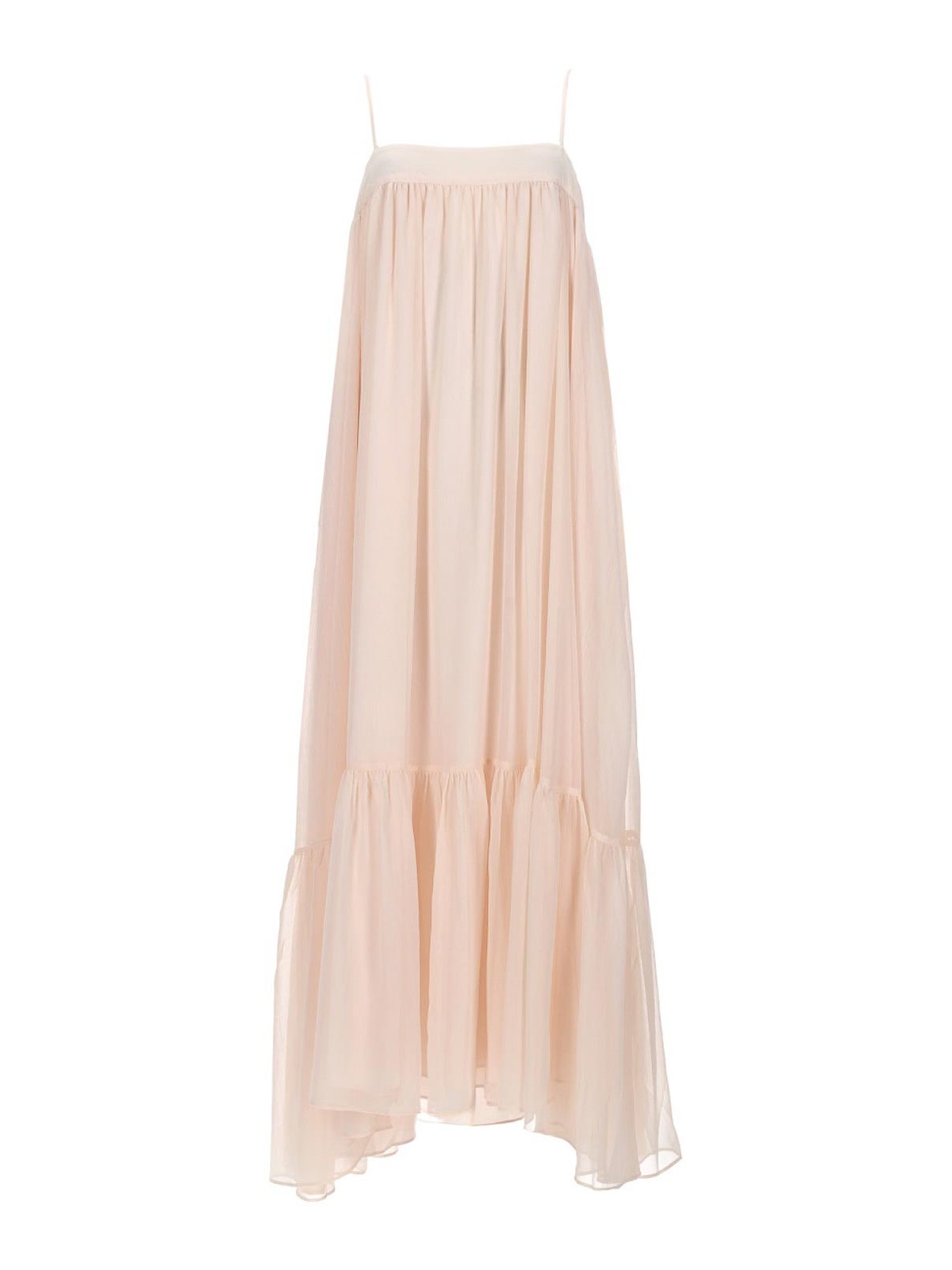 Rotate Birger Christensen Maxi Robe - Rose Clair