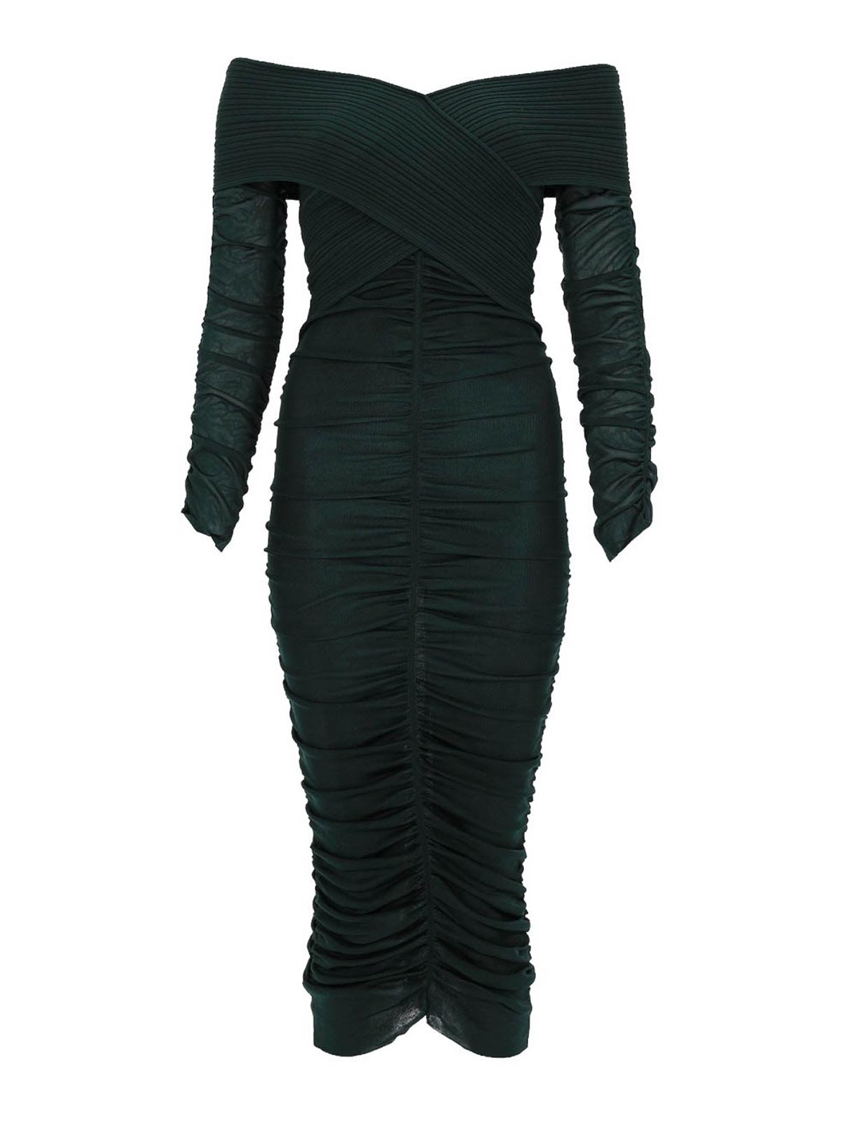 Self Portrait Maxi Robe - Vert