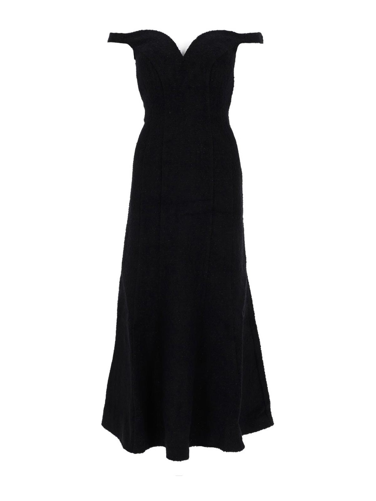 Self Portrait Maxi Robe - Noir