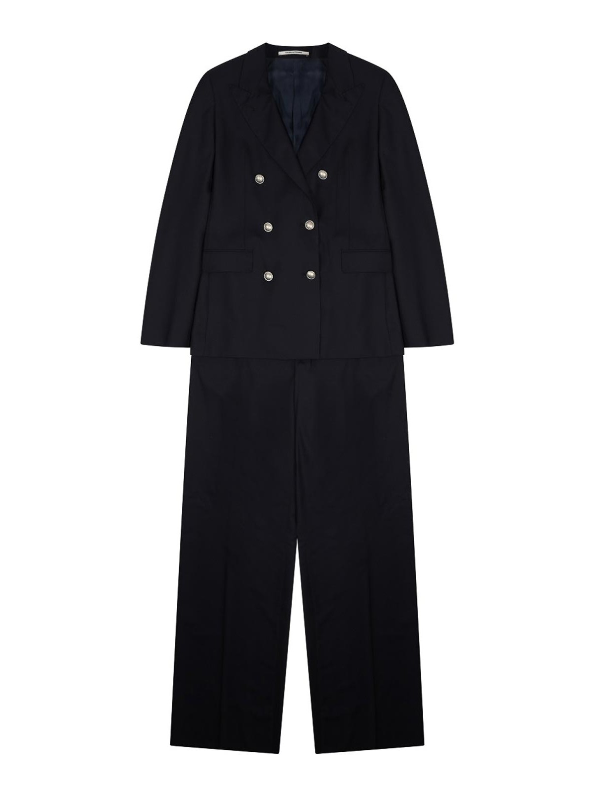 Tagliatore Two-piece Wool Suit In Blue