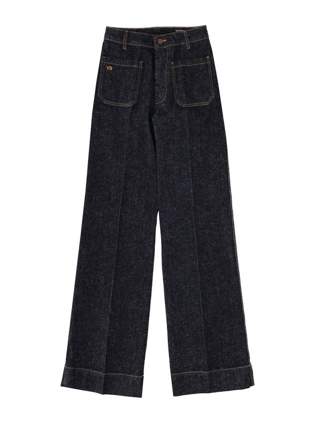Victoria Beckham Jean Évasé - Bleu