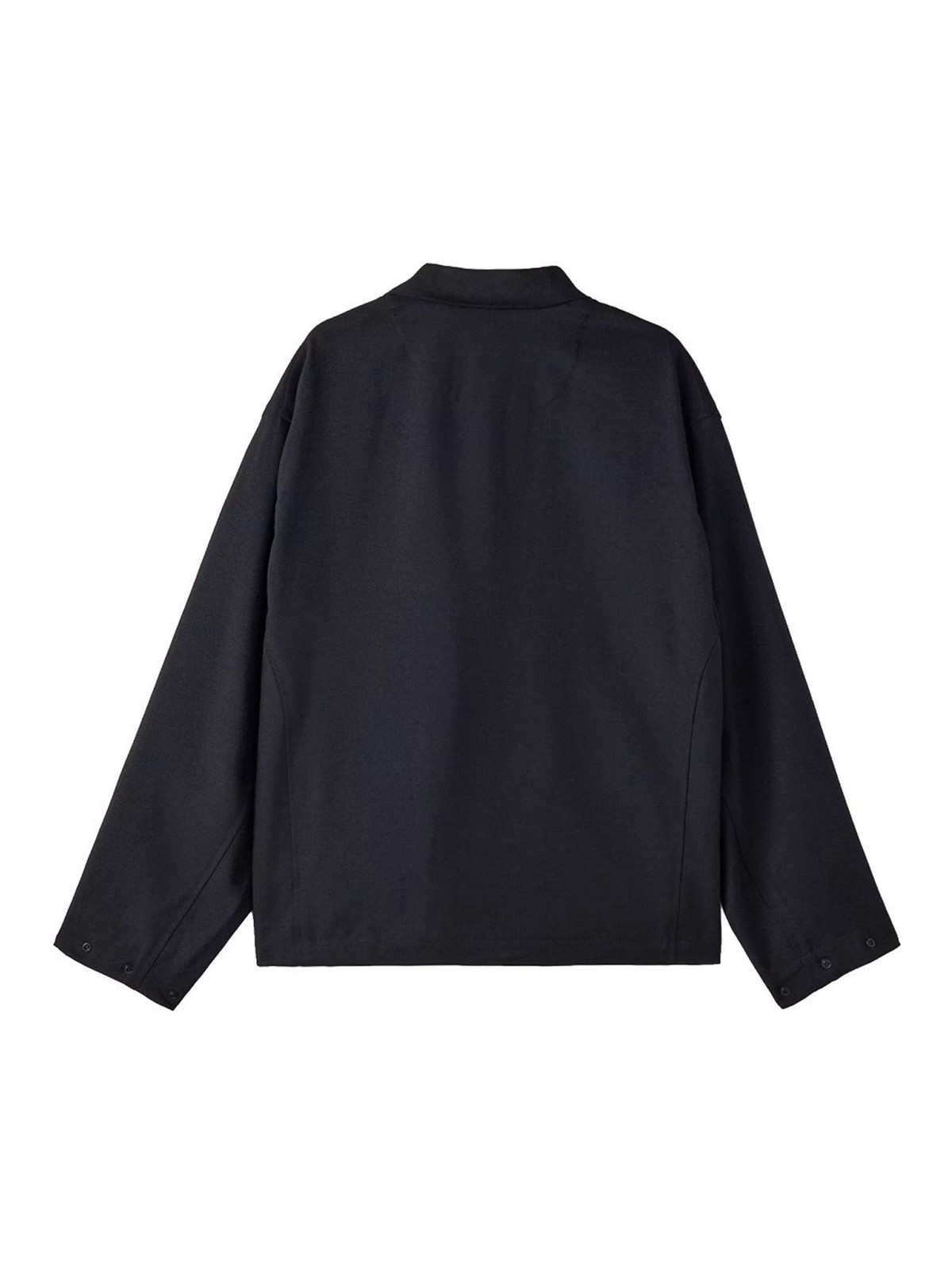 Y-3 Jacket With Collar In Black