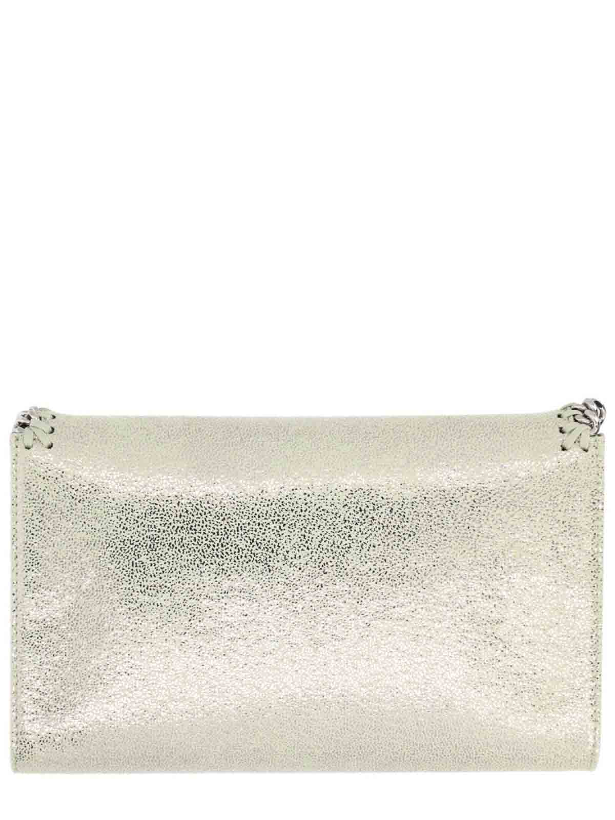 Stella Mccartney Falabella Mini Bag In Silver