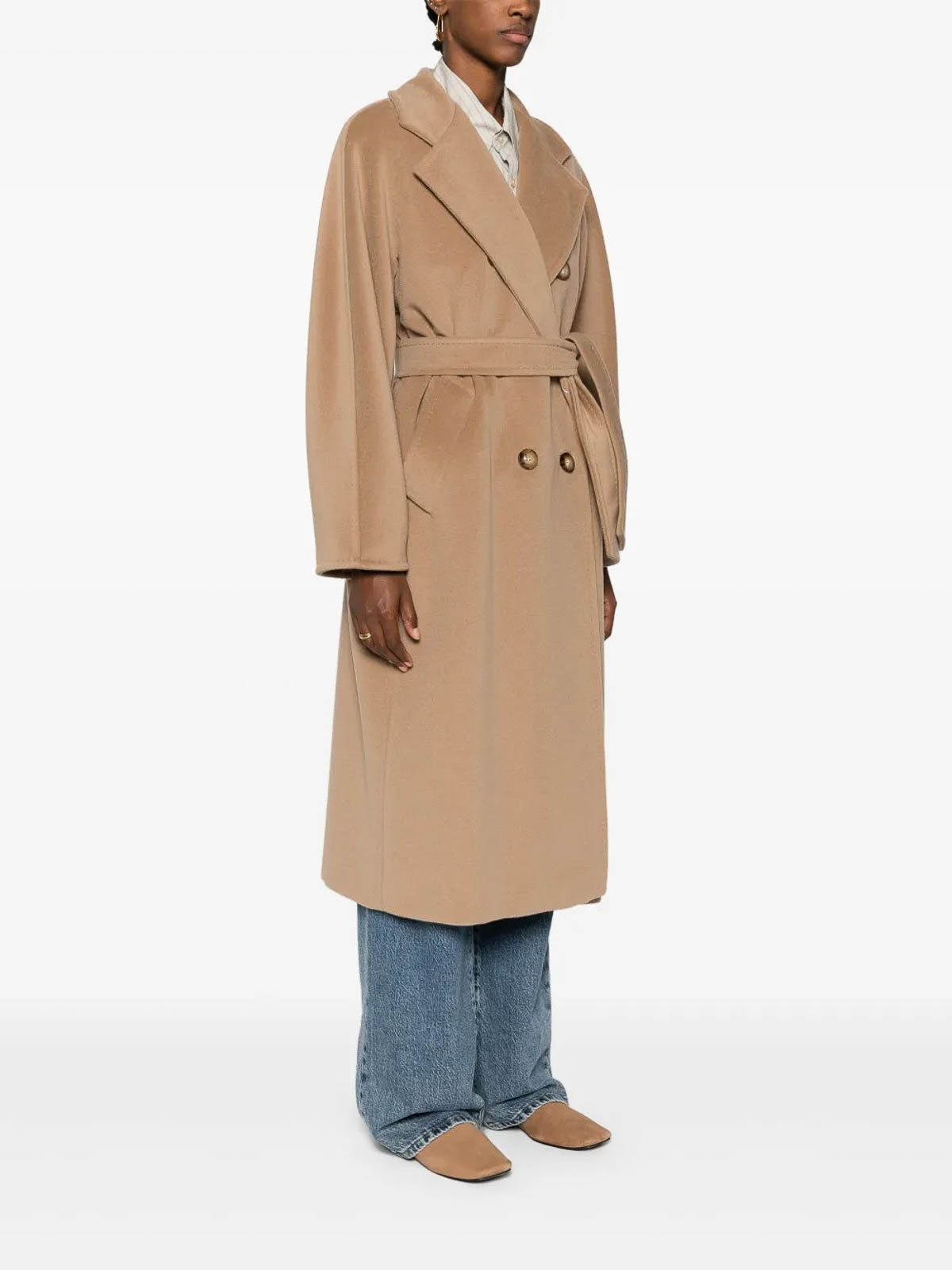 Max Mara Madame Coat In Camel