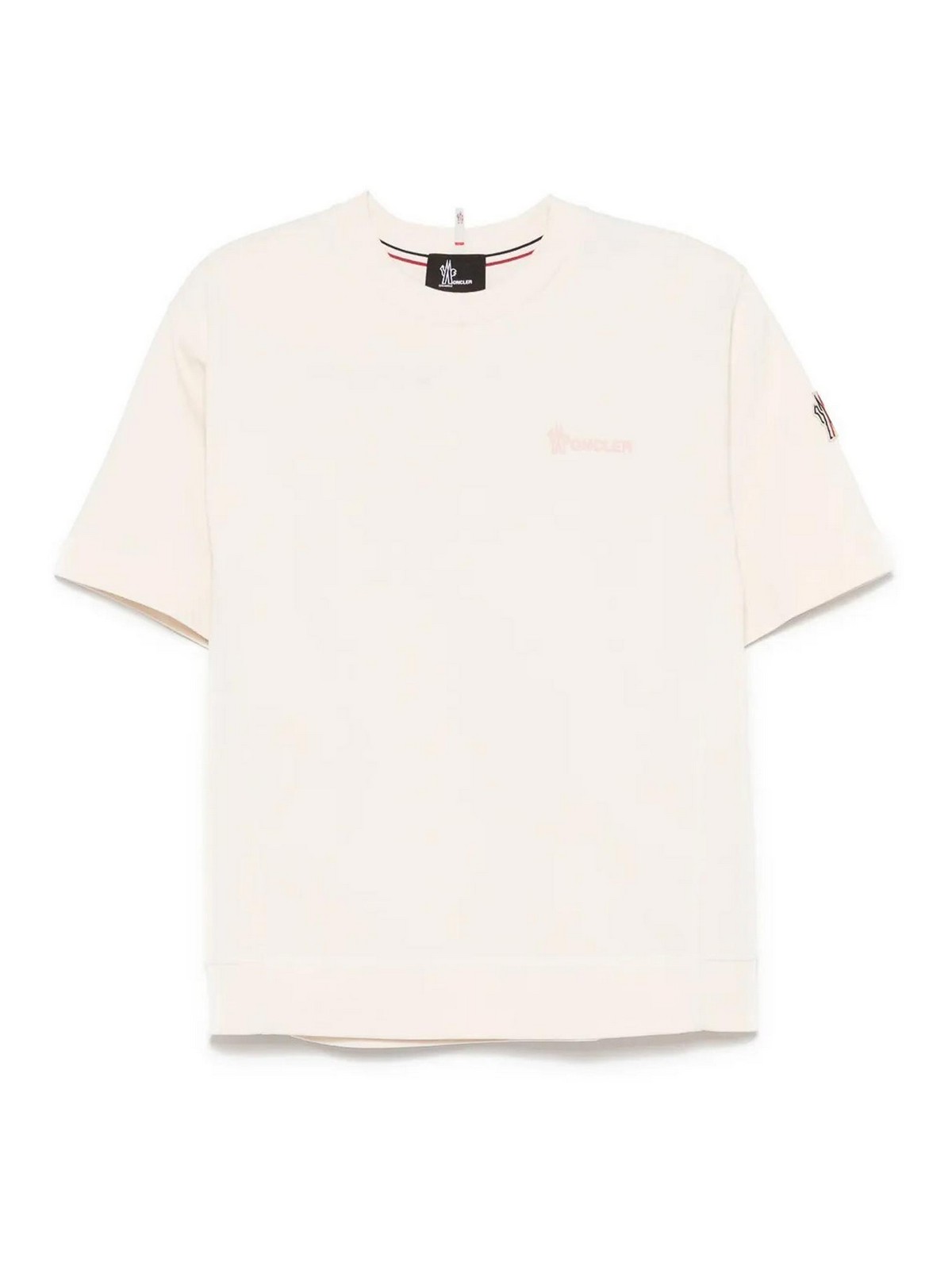 Moncler T-Shirt - Crème