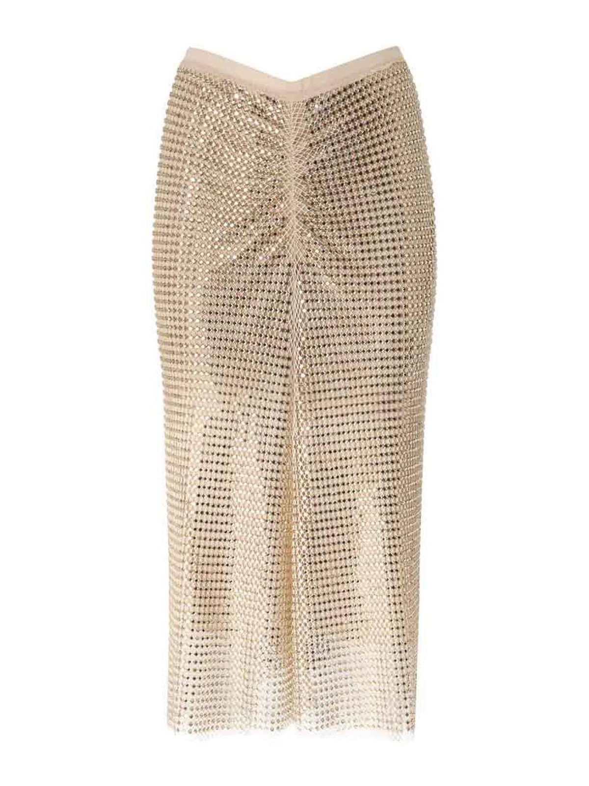 Pinko Jupe Midi - Or