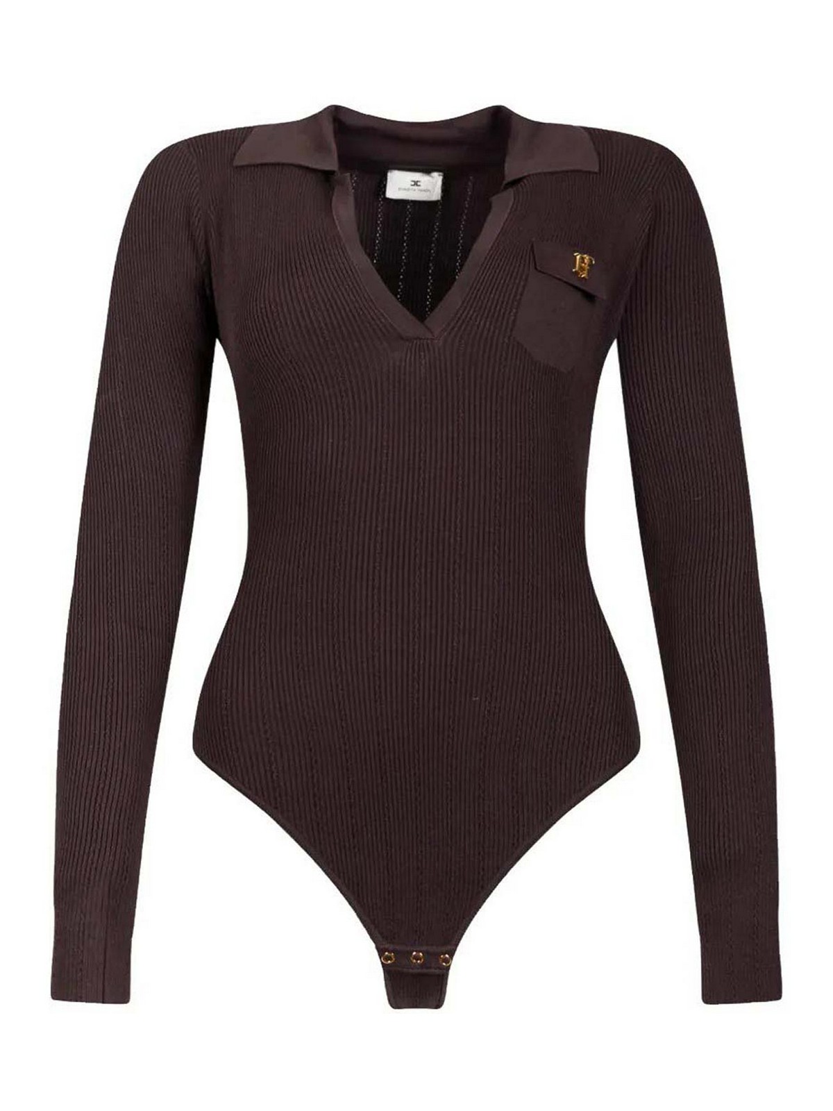 Elisabetta Franchi Top - Marron