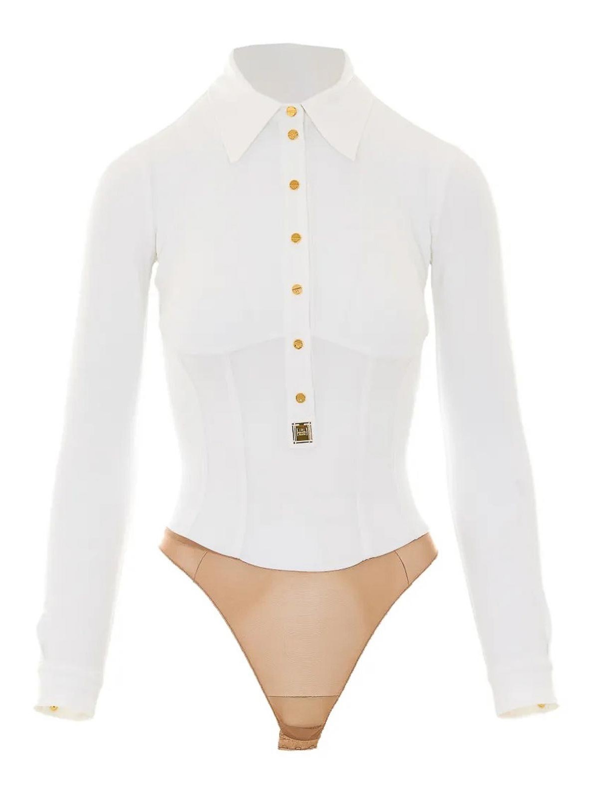 Elisabetta Franchi Chemise - Crème