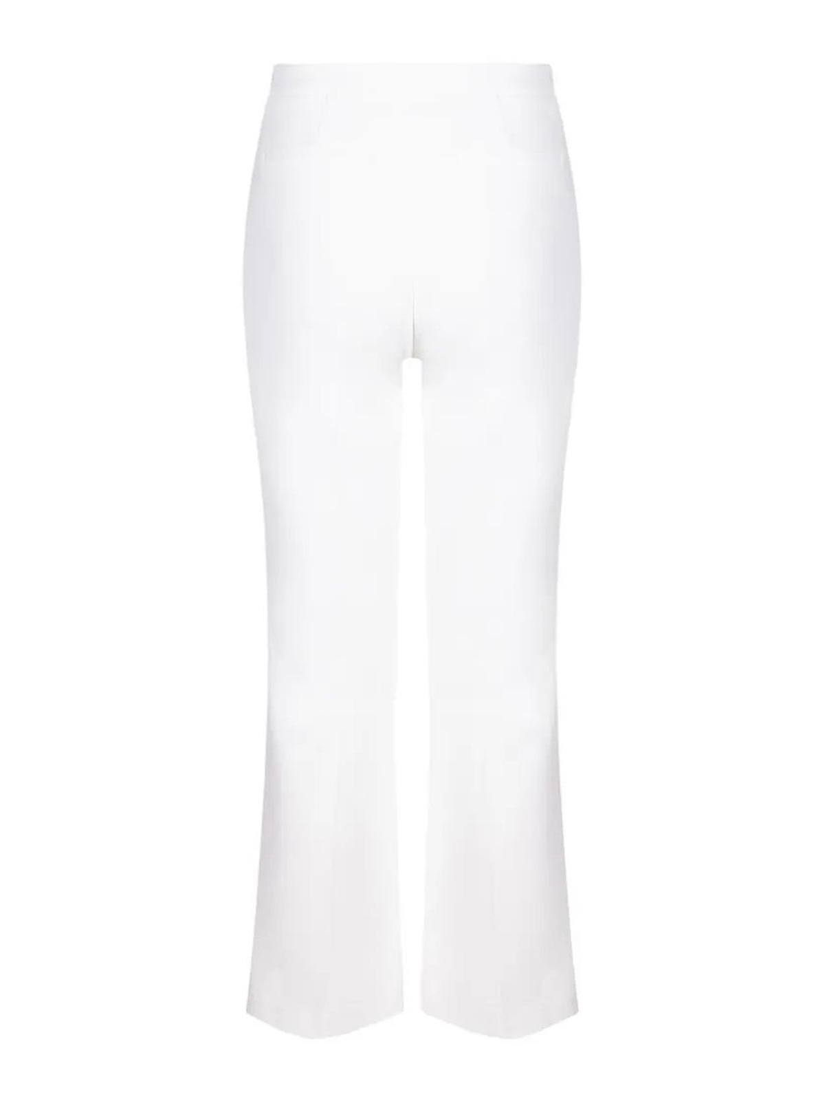 Elisabetta Franchi Pantalons Décontractés - Crème