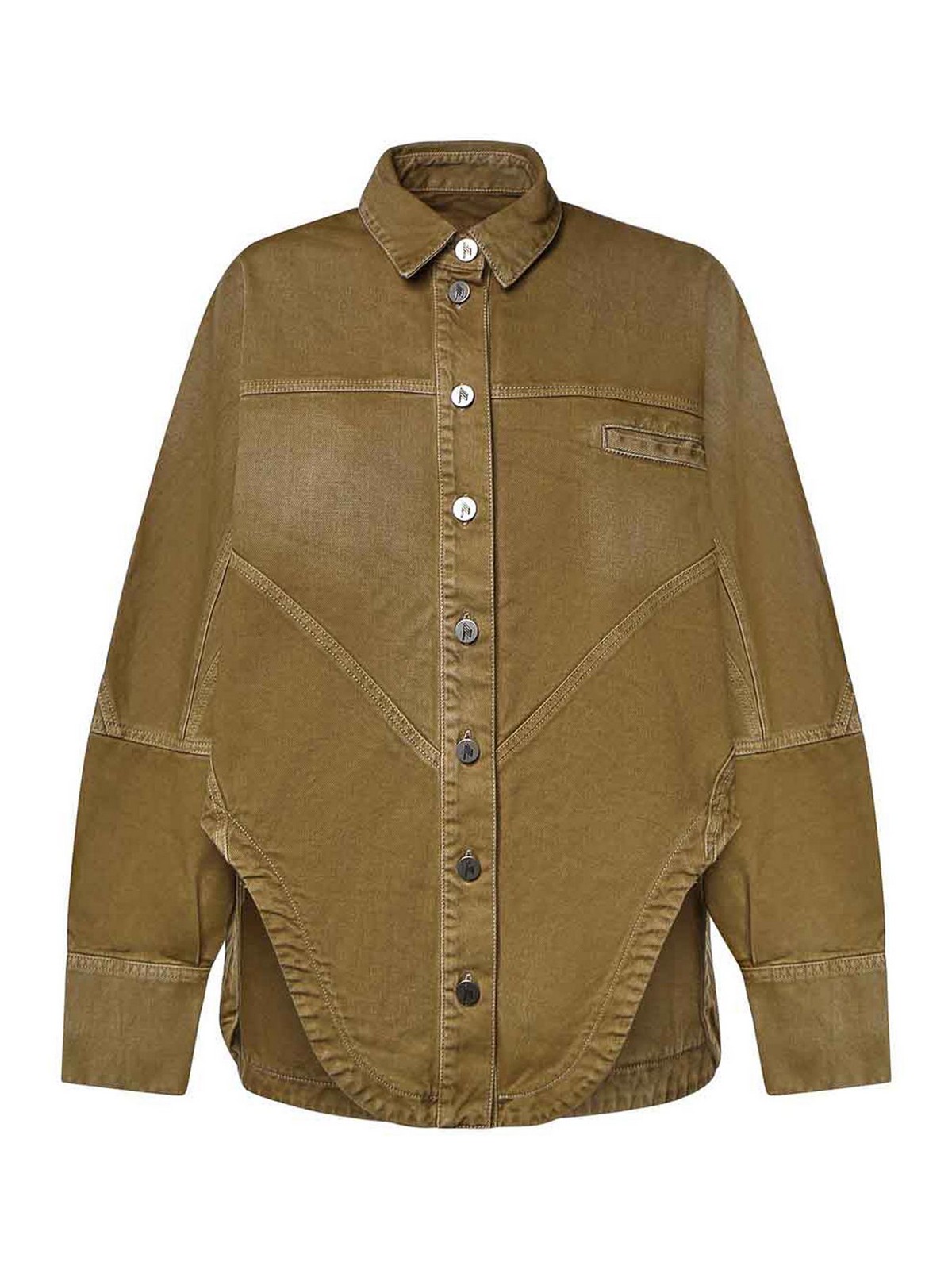 The Attico Veste Casual - Vert
