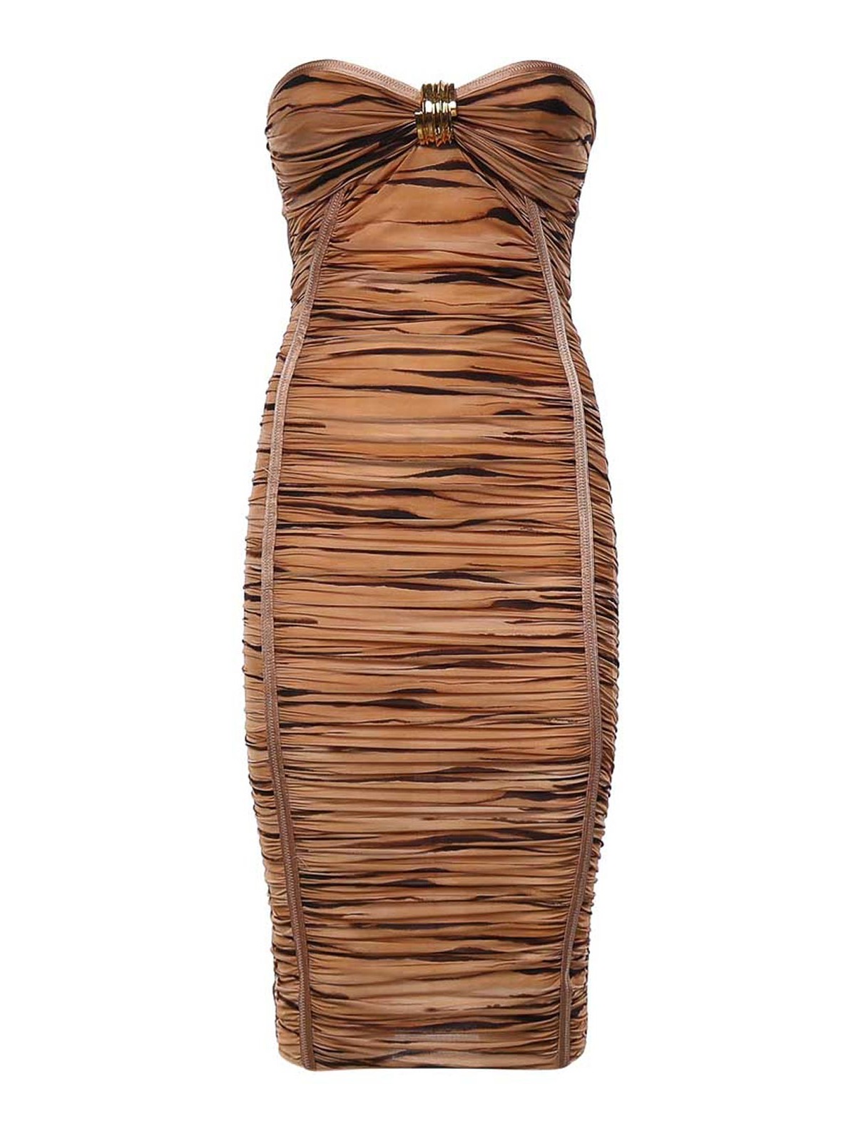 Elisabetta Franchi Robe De Cocktail - Camel