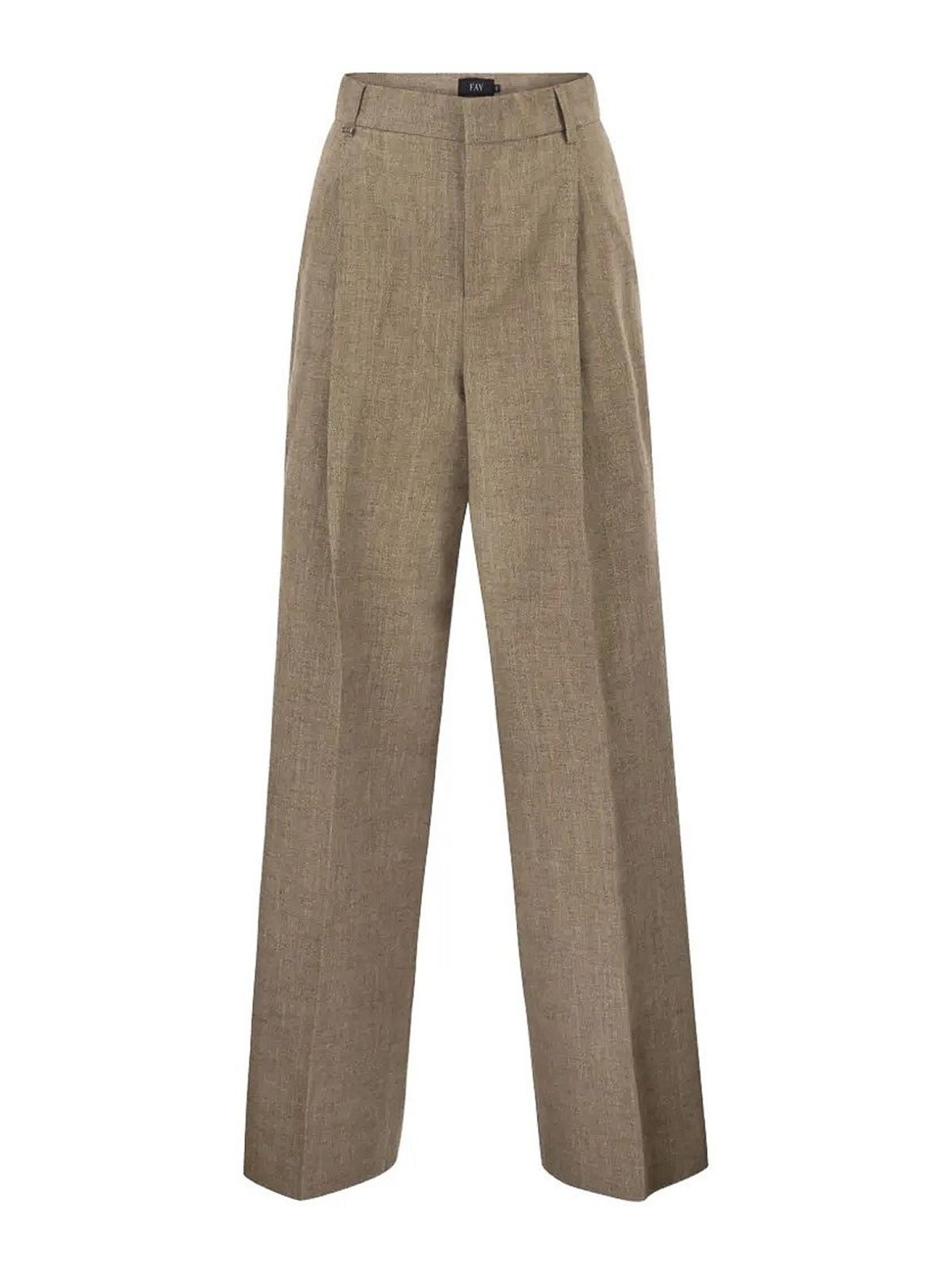 Fay Pantalons Décontractés - Taupe