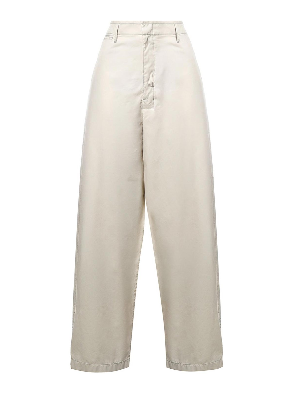 Lemaire Pantalons Décontractés - Blanc
