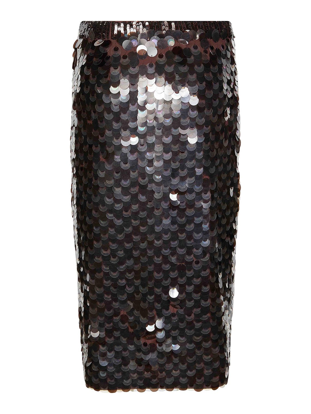 P. A.R. O.S. H. Jupe Midi - Marron