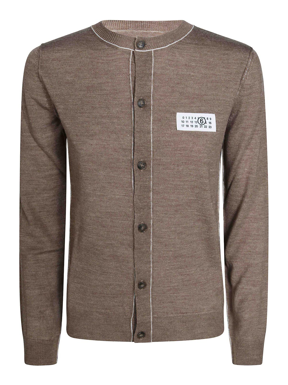 MM6 Maison Margiela Cardigan - Marron