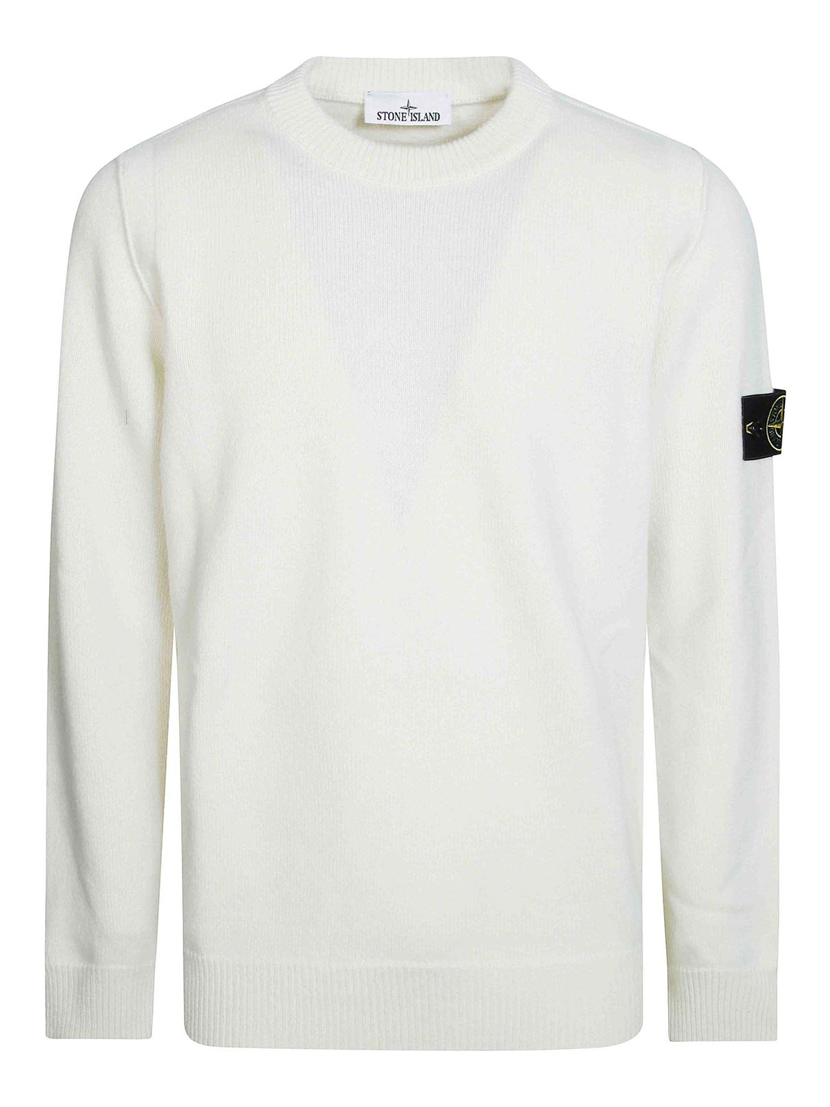 Stone Island Pull Col Rond - Beige
