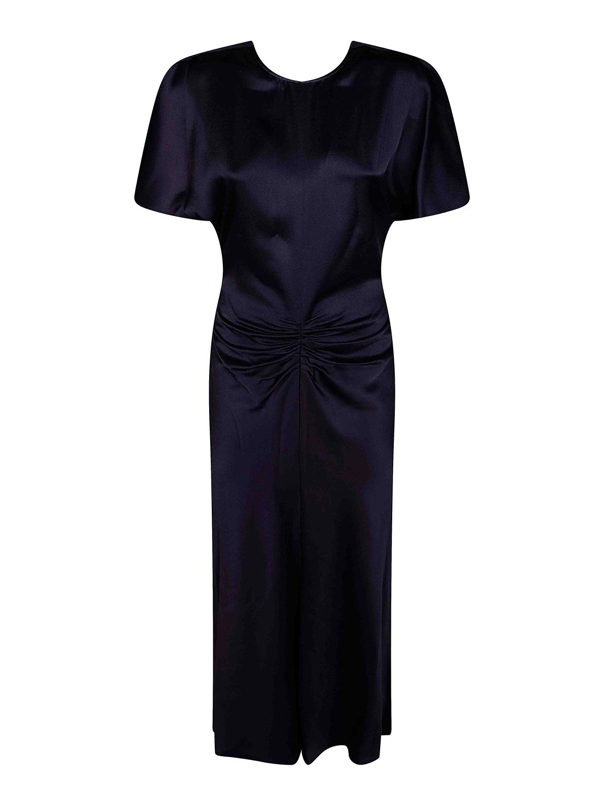 Victoria Beckham Robe Au Genou - Bleu