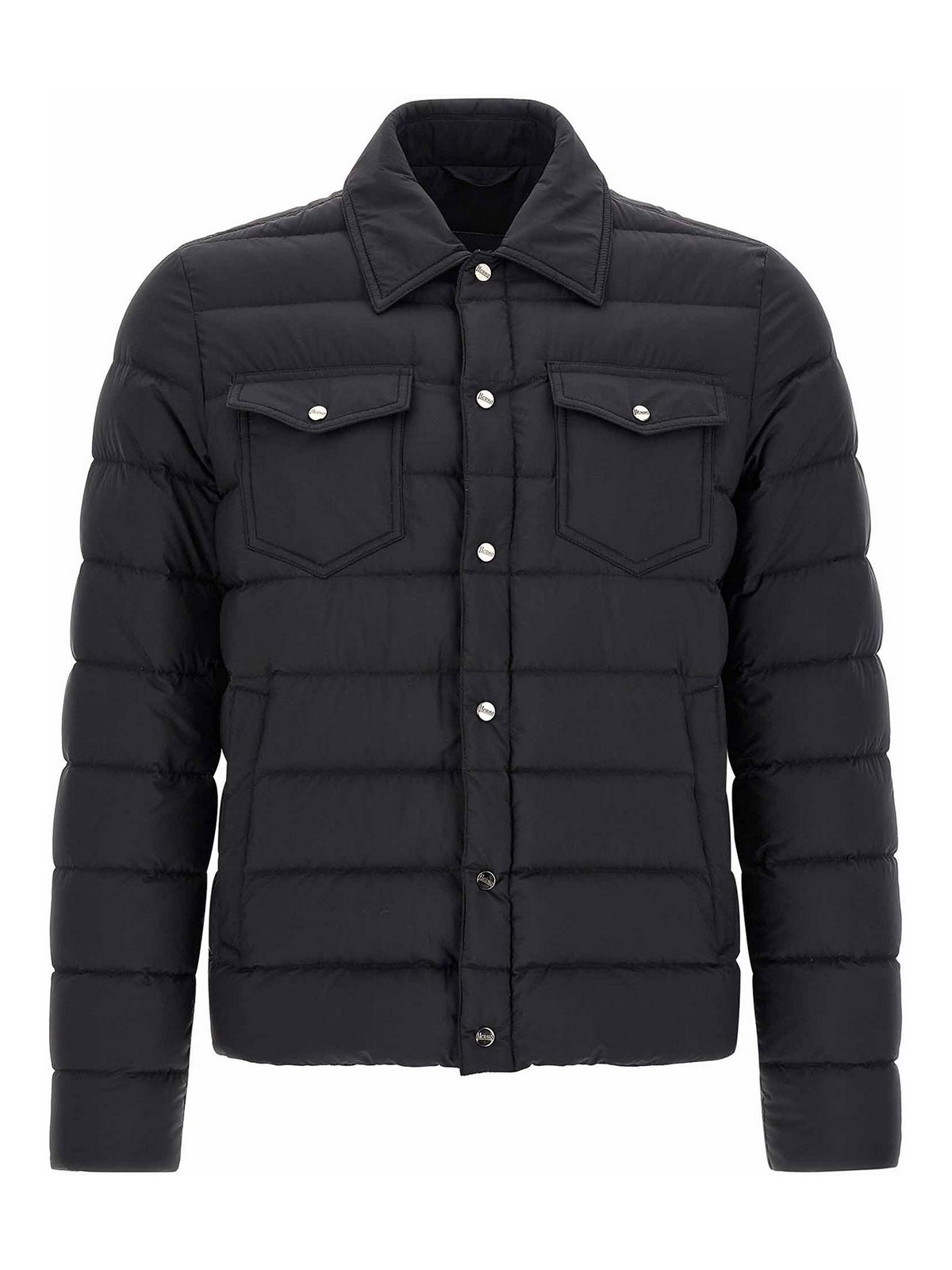 Herno Veste En Jean - Noir