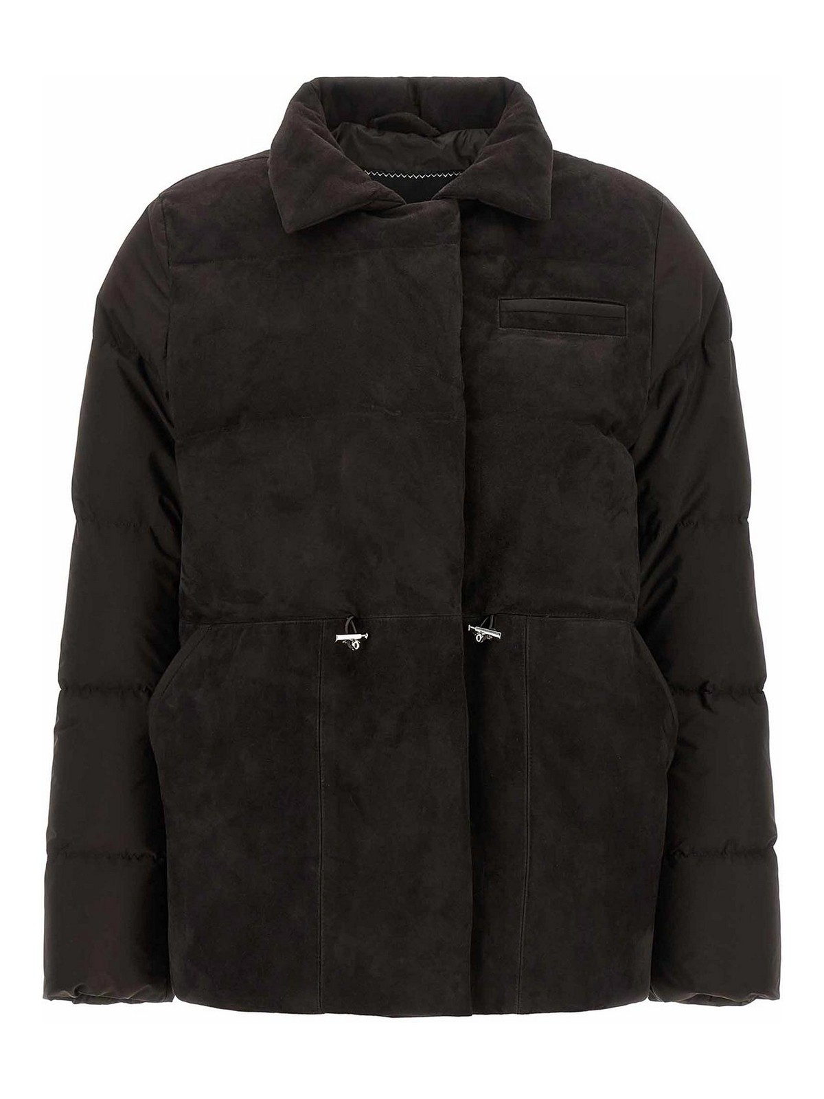 Kiton Blouson Rembourré - Marron